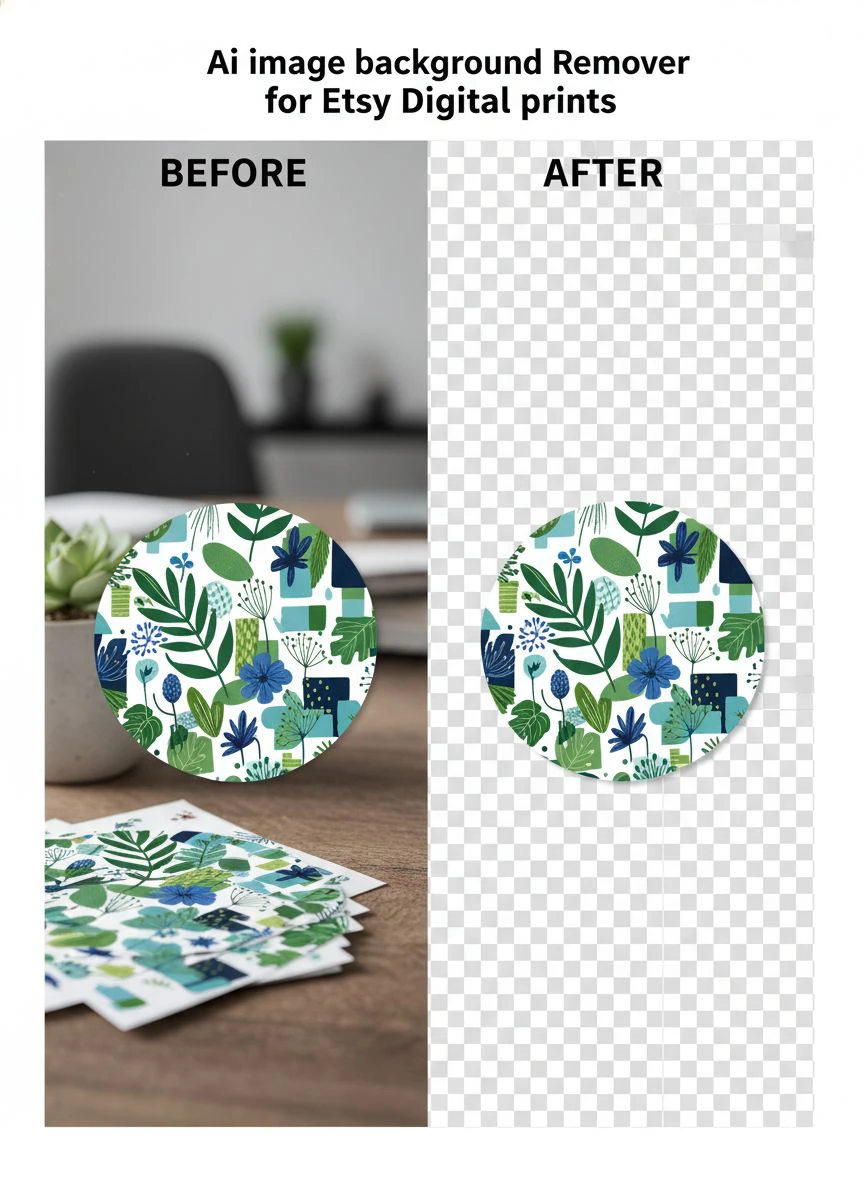 ai image background remover for etsy digital prints - Professional Guide